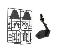equlup 5 Pack Action Figura Juego de accesorios Base de acción de hobby para SD BB RG HG 1/144 Modelo de juguete Modelo de pantalla Soporte de muñecas de plástico (negro)