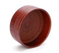 equlup 8,3 x 4cm Cuenco de jabón afeitar de madera roble, taza de espuma de afeitar madera redonda Taza Cuenco para hacer espuma de barba caballero para hombres Brocha de afeitar