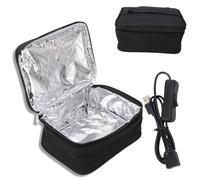 equlup Bolsa de almuerzo horno portátil, carga USB Microondas portátil 20x15.5x8cm/7.9x6.1x3.1in Handheld Handheld Lunch Box con 2 métodos de calefacción para la cocina de viaje a casa