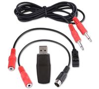equlup Cable Simulador RC 22 en 1, Simulador de Vuelo USB de Avión RC con Cables Juego de Dispositivos de Entrenamiento de Modelo de Vuelo para Realflight G7/ G6/ G5 Phoenix 4 E2HG
