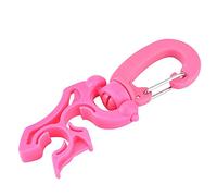 equlup Clips De Buceo, Soporte De Manguera BCD Doble, Retenedor Regulador, Soporte De Clip De Manguera De Baja Presión con Hebilla De Gancho De Presión para Buceo Y Snorkel(Rosa)