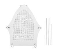 equlup Cubierta Protectora de Hierro, Base de Aluminio Anti abrasador Universal Cubierta de Zapato de Hierro Suela de Planchado Antiadherente Almohadilla de presión Reemplazo del