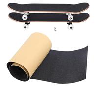 equlup Hoja de cinta de agarre para monopatín, 101x28cm/39,8x11in, impermeable, antideslizante, cinta adhesiva de papel de lija para Longboard, para patinete eléctrico, tabla de peces