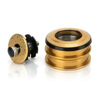 equlup Juego de dirección para Bicicleta, 44mm Doble rodamiento Acero Bicicleta de Montaña Juego de dirección Tuercas de Rodamiento para Tubo Recto de Horquilla Delantera BMX (Brota)