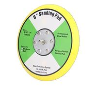 equlup Placas de respaldo de gancho y bucle, 15000 RPM Almohadilla de pulido de PU Lijadora neumática Pulidora Almohadilla de respaldo de PU Herramientas de acabado de pulido para lijado (6")