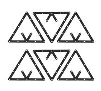 equlup PPCS Billiard Rack Shichet, posicionamiento del Soporte de la Pelota de triángulo 24x24cm/9.4x9.4in Space Saving Magic Snooker Plantilla Plana para Accesorio de señal de Piscina