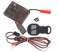 equlup Receptor Remoto inalámbrico RC Kit de Receptor de Controlador Winch Simulated 41.5x31x10mm/1.6x1.2x0.4in Interruptor de Encendido del transmisor para 1/10 RC Crawler