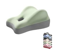 Eqvexd Almohada de cuña for Parejas, Almohada de Cama, cojín for glúteos for Embarazadas, triángulo ergonómico de Espuma viscoelástica for Adultos, Ideal for Leer y Dormir.(Green)