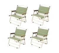 Eqvexd Silla de Camping Plegable portátil Ultraligera Ideal for Senderismo jardín conciertos Pesca Picnic y Caza(80 * 51 * 54cm 4pcs)