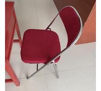 Eqvexd Sillas Plegables Hogar Retro,Sillas De Metal,Sillas Plegables Acolchadas De Pana,Respaldo Portátil Y Cómodo, Asiento Móvil Fácil De Almacenar