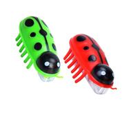 EQWQSIXD 2 piezas de mini escarabajo eléctrico insecto gato, perro, ratón, insecto, juguete automático para fiestas, juguetes divertidos que funcionan con pilas