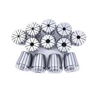 ER Collet Set ER20 ER25 ER32 ER40 High Precision 0.005mm 0.008mm Tools Holder Clamping Spring Collect Chuck(A Grade (0.015),ER25-15pcs)