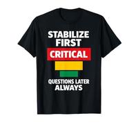 ER Enfermera de Emergencia Enfermera Triage Enfermera Prioridad Humor Camiseta