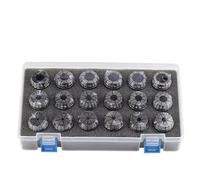 ER Juego de mandril con resorte ER11 ER16 ER20 ER25 ER32 ER40 0.008mm 0.015mm herramientas mango sujeción piezas de máquina de torno(A Grade (0.015),ER16-10pcs)