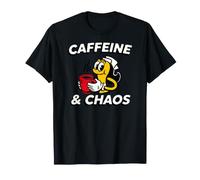 ER Nurse Caffeine & Chaos Medical Humor Camiseta