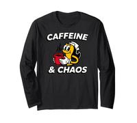 ER Nurse Caffeine & Chaos Medical Humor Manga Larga