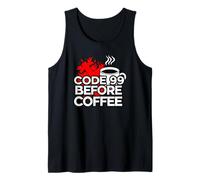 ER Nurse Code 99 Before Coffee Medical Humor Camiseta sin Mangas
