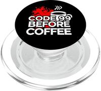 ER Nurse Code 99 Before Coffee Medical Humor PopSockets PopGrip para MagSafe