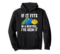 ER Nurse Humor If It Fits In A Nostril Sudadera con Capucha