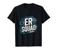 ER Squad Monitors - Jeringa para latidos cardíacos Camiseta gráfica económica