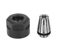 ER11 Collet, Accesorios de Máquina CNC ER11 Spring Collet Conjunto de Tuercas de Sujeción Piezas de Torno (Mezcillo de 6 mm) (Cuck de 5 mm) (4 mm Chuck)