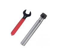 ER11 Collet Extension Rod with Straight Shank Tool Holder - 100mm Length for CNC Lathe & Milling Accessories - C16-ER11A-100L