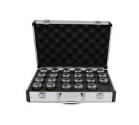 ER11 ER16 ER20 ER25 ER32 ER40 Set A/AA ER mandril de manguito cónico con resorte 0.015mm 0.008mm for herramienta de fresado máquina de grabado con mango(Aluminum box,ER16-10Pcs (A))