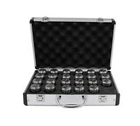 ER11 ER16 ER20 ER25 ER32 ER40 Set A/AA ER Mandril De Manguito Cónico Con Resorte 0.015mm .008mm CNC Soporte Herramienta Fresado Máquina Grabado(ER11-8Pcs (AA) Aluminum box)