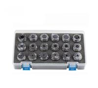 ER11 ER16 ER20 ER25 ER32 ER40 Set AA/UP ER Mandril De Manguito Cónico Con Resorte 0.008mm .005mm Para Fresadora CNC Soporte Herramienta Máquina Grabado(Plastic box ER11-7Pcs(AAA))