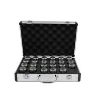 ER11 ER16 ER20 ER25 ER32 ER40 Set AA/UP ER Spring Collet Chuck 0.008mm 0.005mm para CNC Fresadora Soporte de Herramienta Máquina de Grabado (Caja de aluminio, ER11-7Pcs (AAA))