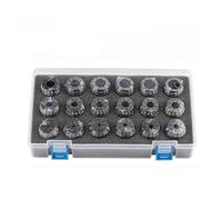 ER11 ER16 ER20 ER25 ER32 ER40 Set AA/UP ER Spring Collet Chuck 0.008mm 0.005mm para máquina de grabado CNC (caja de plástico, ER11-13 piezas (AAA))