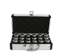 ER11 ER16 ER20 ER25 ER32 ER40 Set ER mandril de manguito cónico con resorte 0.008mm 005mm for soporte de herramienta de fresado CNC torno de máquina de grabado(Accuracy 0.005mm(UP),ER11-15pcs)