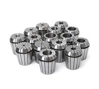 ER11 ER16 ER20 ER25 ER32 ER40 Set ER Traje De Mandril Con Resorte Chuck 0.015 .008mm A AA Para Grabado Soporte Herramienta Fresado CNC(A (0.015mm) ER25 (15pcs))