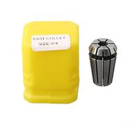 ER11 - Juego de portabrocas de pinzas, resorte para máquina de grabado de torno de fresado CNC, rango de sujeción de 1 a 7 mm, vástago métrico, acero al carbono 45 (4 mm)