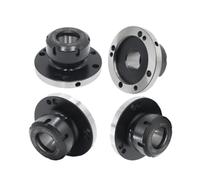 ER16 ER50 ER25 ER32 ER40 D100mm D80mm Diameter Mini Flange Four Axis Cartridge Collet Fixture Chuck For CNC Milling Lathe Tool(ER32-D80 (3Hole))