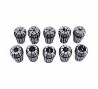 ER16 Spring Collet Set Spring Steel Precision Ground Auto-Releign Design Big Clamping Force Amplio Grad Gamping para CNC Molino Lathe Tool Graving Machine 10pcs