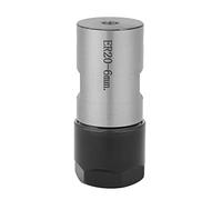 ER20 Chuck Block, C25-ER20-50L Collet Block Chuck Collet Holder Husillo Motor Eje Sujeción Barra de herramientas para torno Máquina de grabado(6mm)