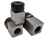 ER25 ER32 ER40 - Bloque de pinza cuadrada hexagonal para máquina de grabado de torno CNC, acero duro (ER40)