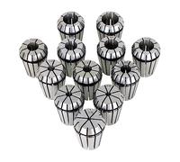 ER25 - Juego de pinzas de resorte - 12 piezas ER-25 portabrocas para fresado CNC, herramienta de torno, máquinas de grabado