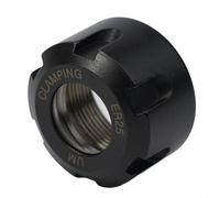 ER25 UM Tuerca de sujeción de alta precisión, tapa de acero al cromo molibdeno para portabrocas de fresado (ER25-UM)