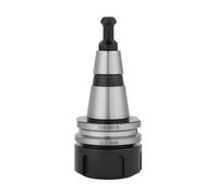 ER32 Balance Collet Chuck Portaherramientas de fresado CNC de alta velocidad de acero inoxidable para taladradora y rectificadora Plata Negro 4,72 x 1,96 pulgadas