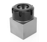 ER32 Collet Block Square/Hex, ER32 Collet Block Chuck Collet Holder para máquina de grabado de torno, Industrial Collet Chuck(Square)