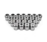 ER8 ER11 ER16 ER20 ER25 ER32 ER40 Spring Collet Chuck precisión CNC herramienta de fresado soporte máquina de grabado Motor de husillo (Size : ER32(22PCS))