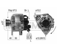 ERA Alternador Generador 120A 14V Para KIA Cee'D SW 2.0 CRDi 140 1.6