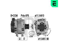 Era Alternador Generador 240A 14V Para Ford Transit V363 Furgón 2.0 EcoBlue