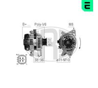 ERA Alternador Generador 80A 14V Para Toyota Yaris 1.33 VVT-I 210765A