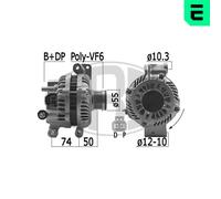 ERA Alternador Generador 90A 14V Para Mazda 6 Station Wagon 2.0 1.8 2.3