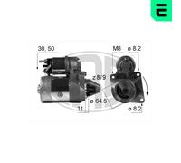 Era Anlasser Starter 0.7Kw Para Fiat Seicento/600 Punto Lancia Y Y10 220024A