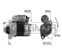 ERA Anlasser Starter 0.7kW Para Renault Clio III Twingo II Dacia Sandero 12V
