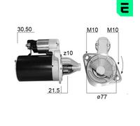 ERA Anlasser Starter 0,9 kW para KIA Rio III 1.4 CVVT Carens IV 1.6 GDi Hyundai